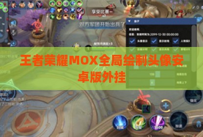 王者荣耀MOX全局绘制头像安卓版外挂