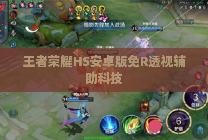 王者荣耀HS安卓版免R透视辅助科技